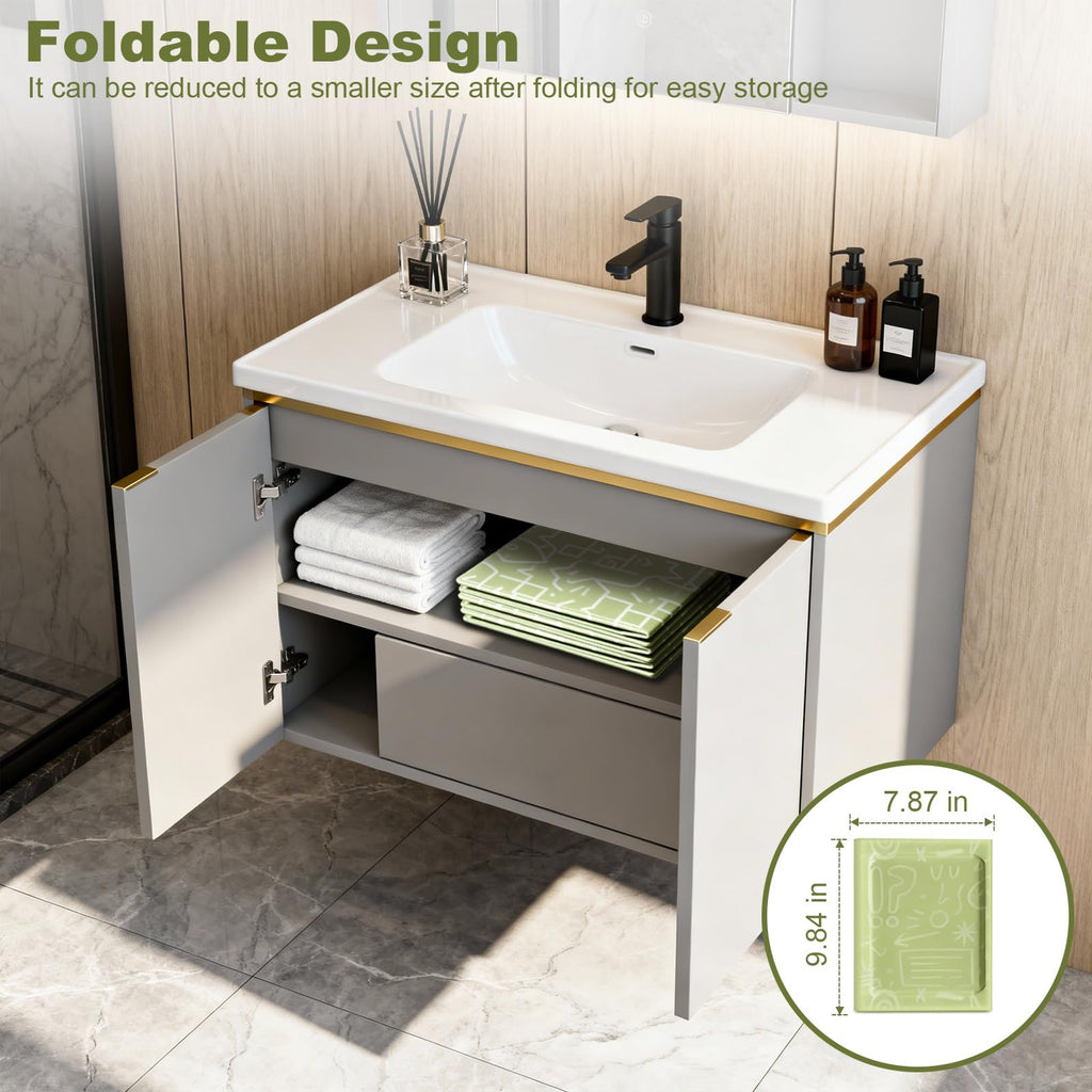 Foldable Dog Bathtub with Side Drain Plug A36531
