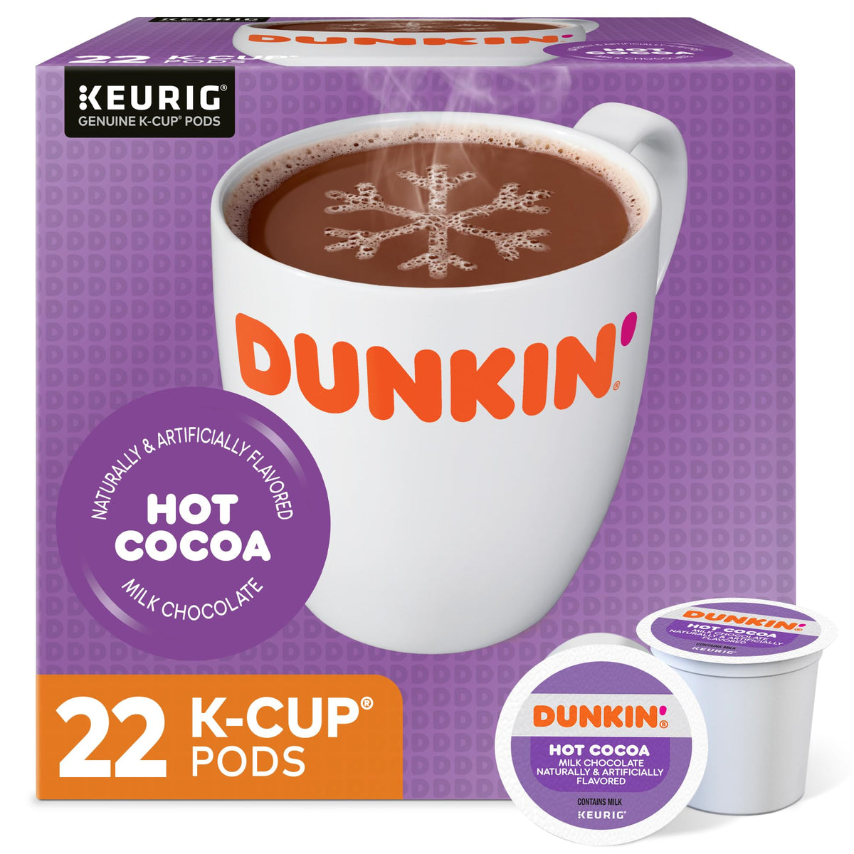 Milk Chocolate Hot Cocoa 22 Keurig Pods W209672