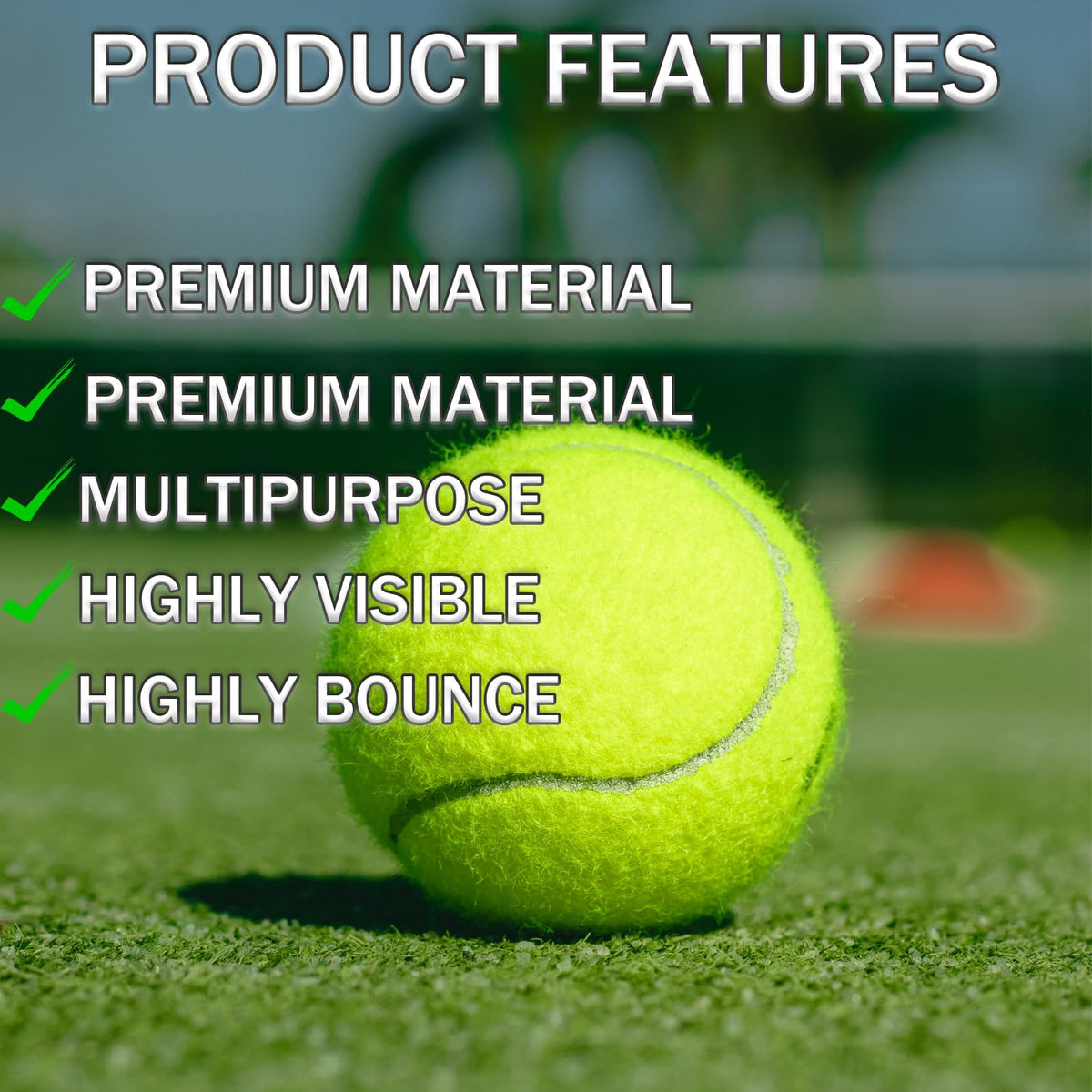 20 Pack Tennis Balls with Mesh Bag P811