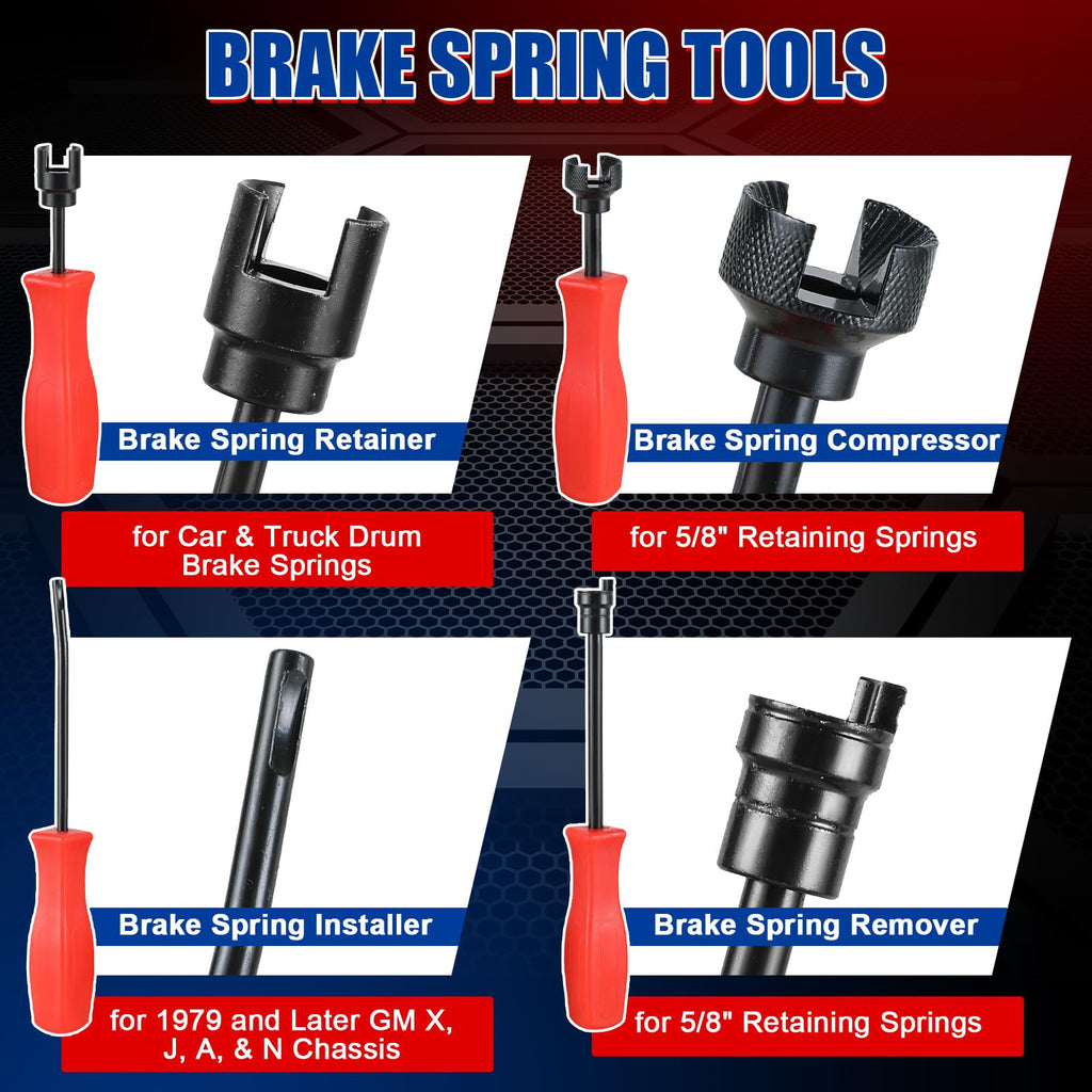 8PCS Drum Brake Tool Kit N65302