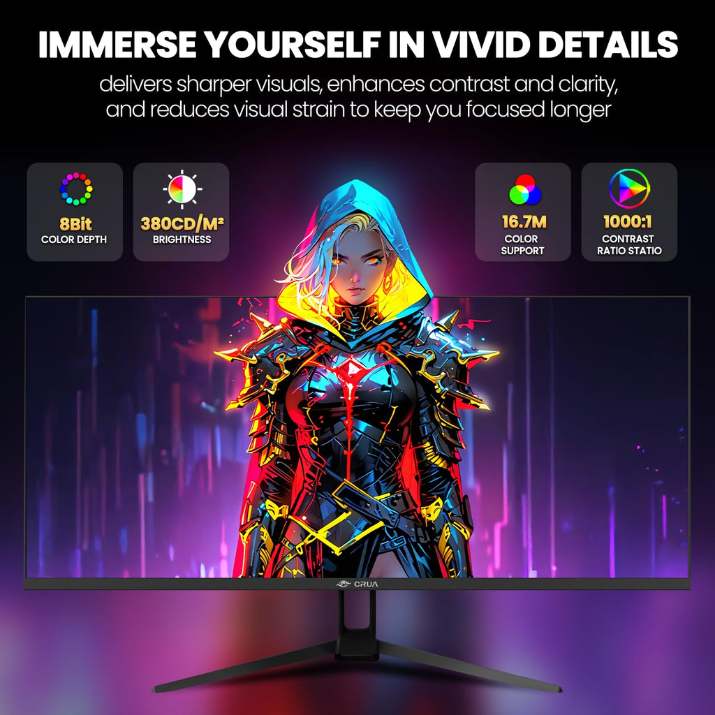 34 Inch 165Hz UWQHD IPS Ultrawide Gaming Monitor B3251