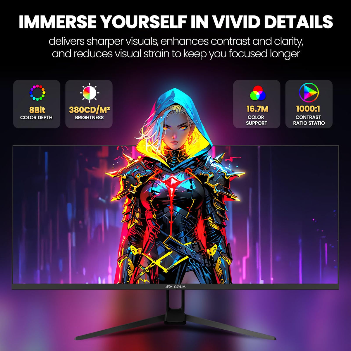 34 Inch 165Hz UWQHD IPS Ultrawide Gaming Monitor B3251