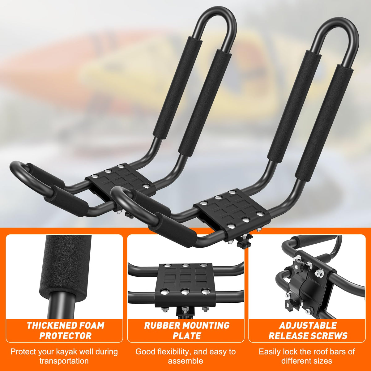 2 Pairs Kayak Carrier Racks S44077