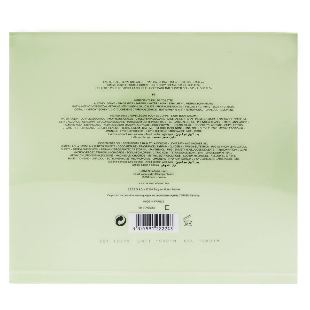 Le Parfum 3 Piece Gift Set H248