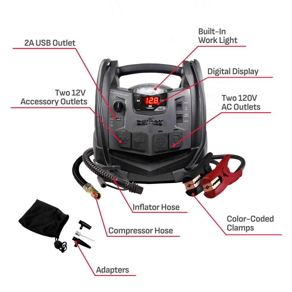 12V Car Battery Jump Starter & Power Station F3181
