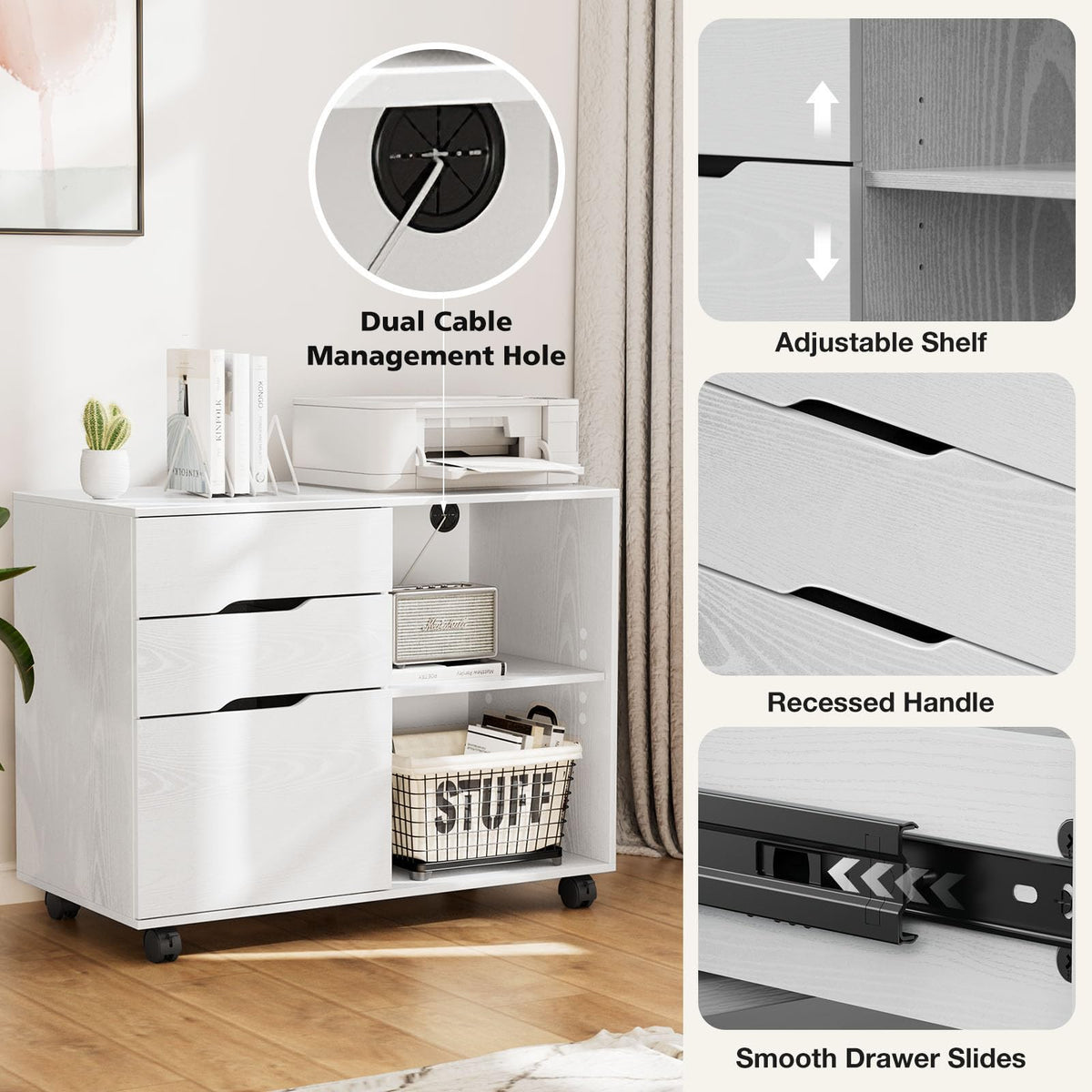 File Cabinet with 3 Drawers K82754