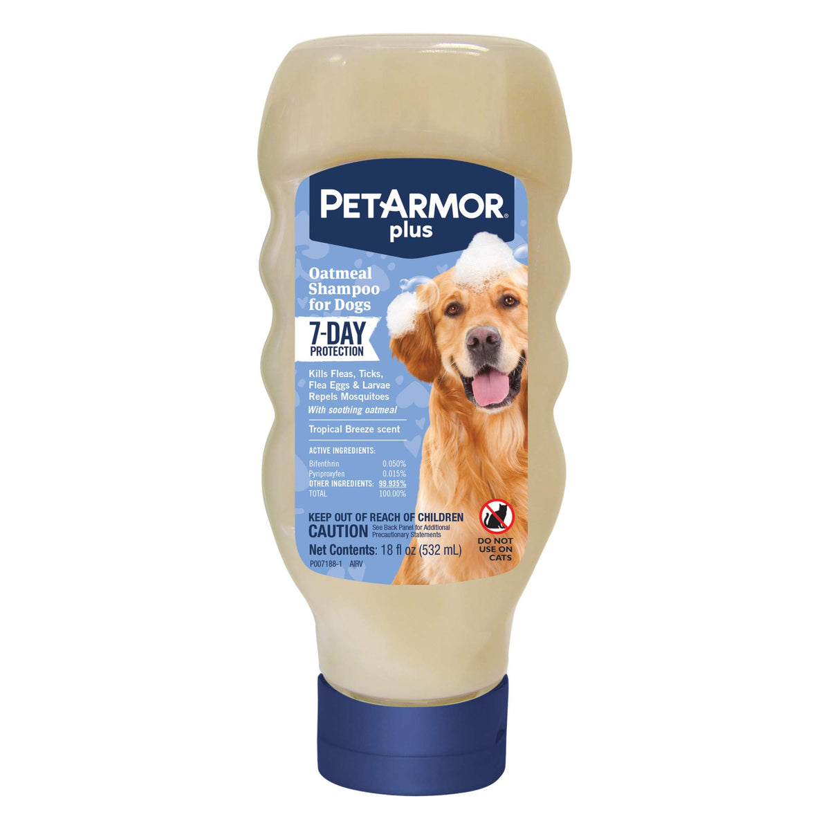 Oatmeal Flea & Tick Shampoo Dogs 18oz C6889
