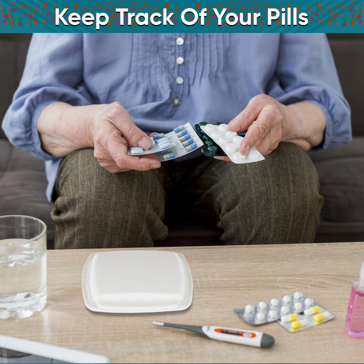 Small Pill Pouch with Easy Open & Secure Closure T9074