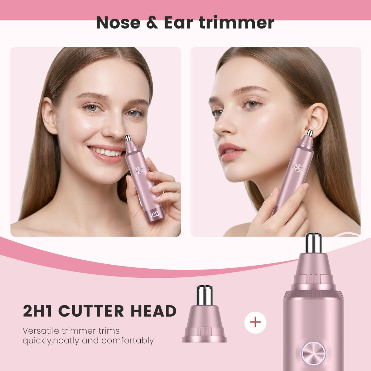 USB Rechargeable Electric Ear and Nose Hair Trimmer I425