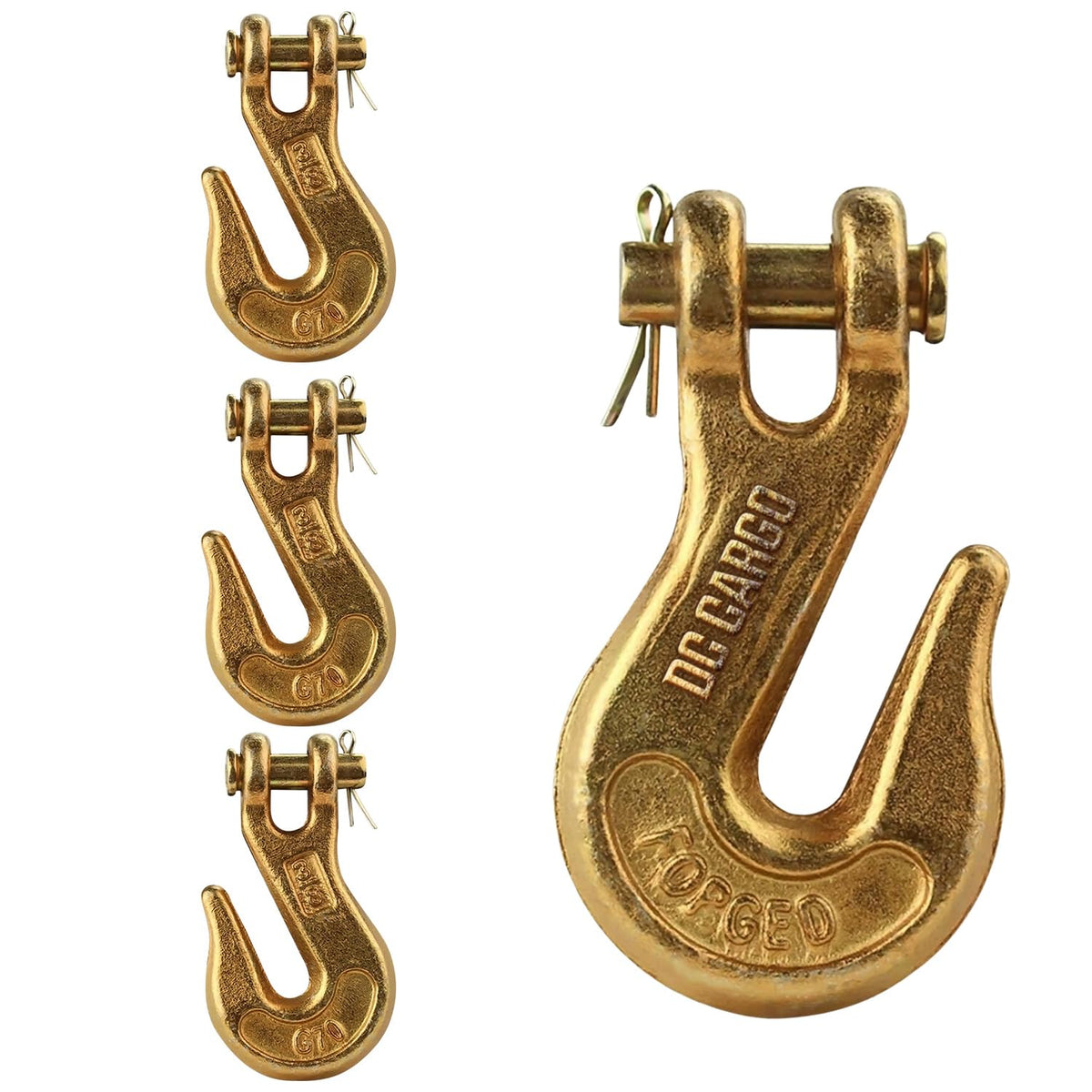 3/8 Clevis Hook G70 4 Pack W3876