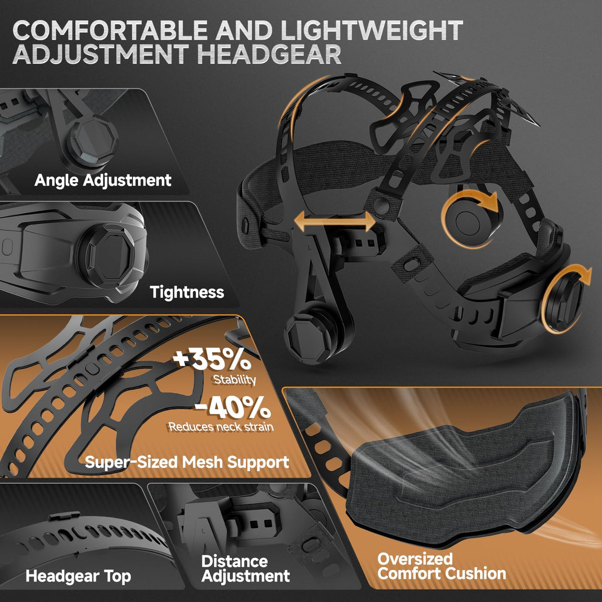 Auto Darkening Welding Helmet with Light M749588
