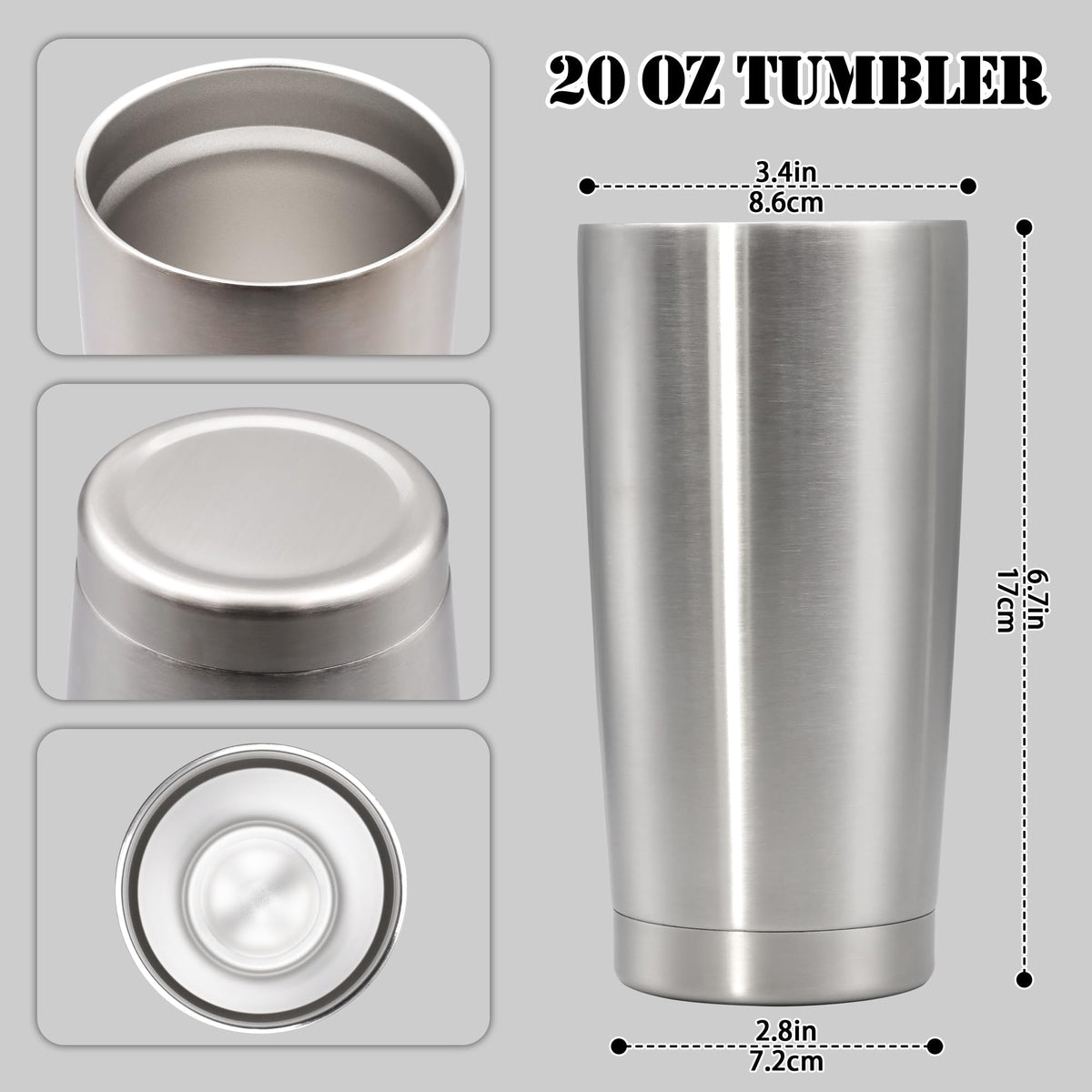 20 oz Insulated Stainless Steel Tumbler U547936
