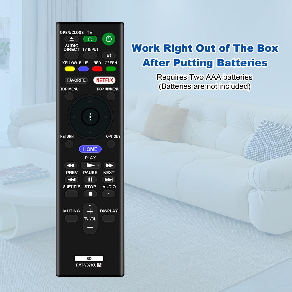 Replace Remote Control for Sony 4K Ultra HD Blu-ray Player G35573