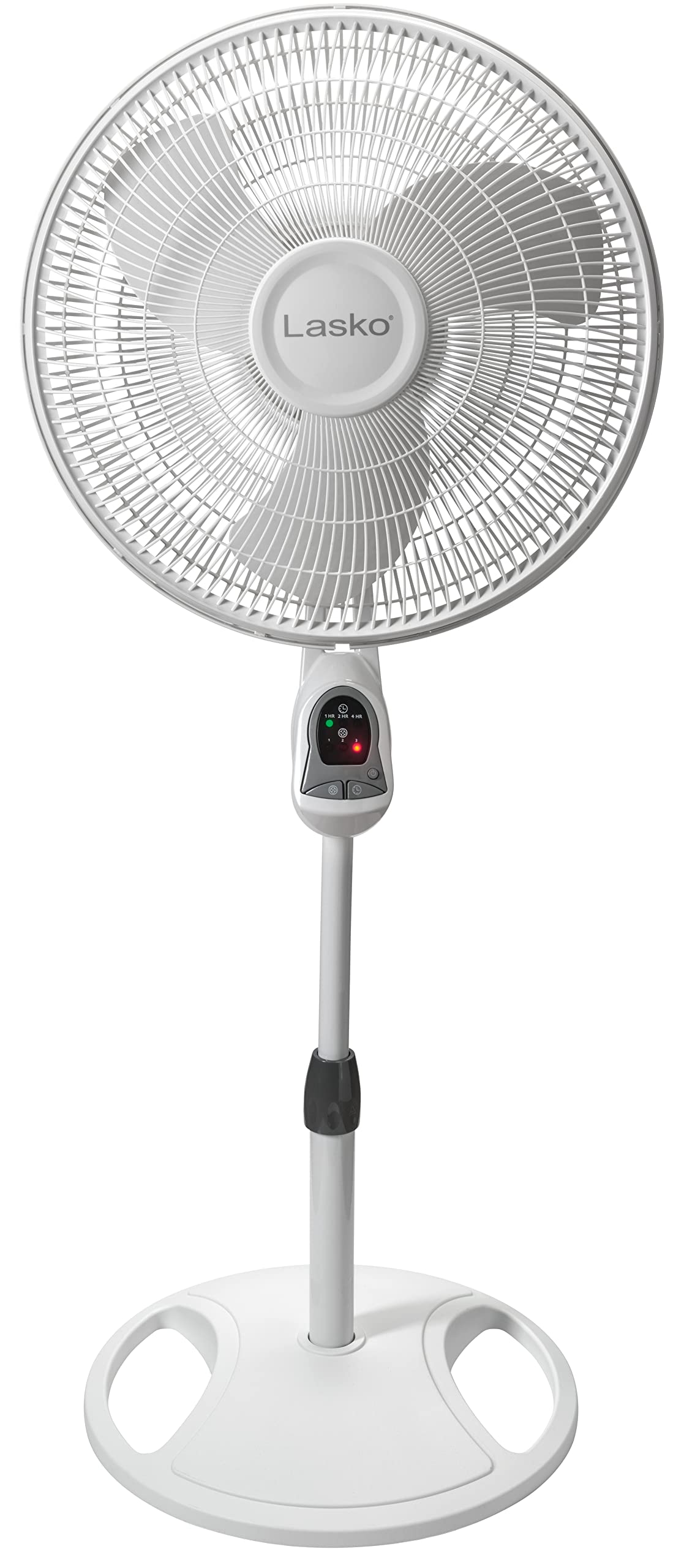 12" Utility Fan and 16" White Oscillating Pedestal Stand Fan with Remote H366