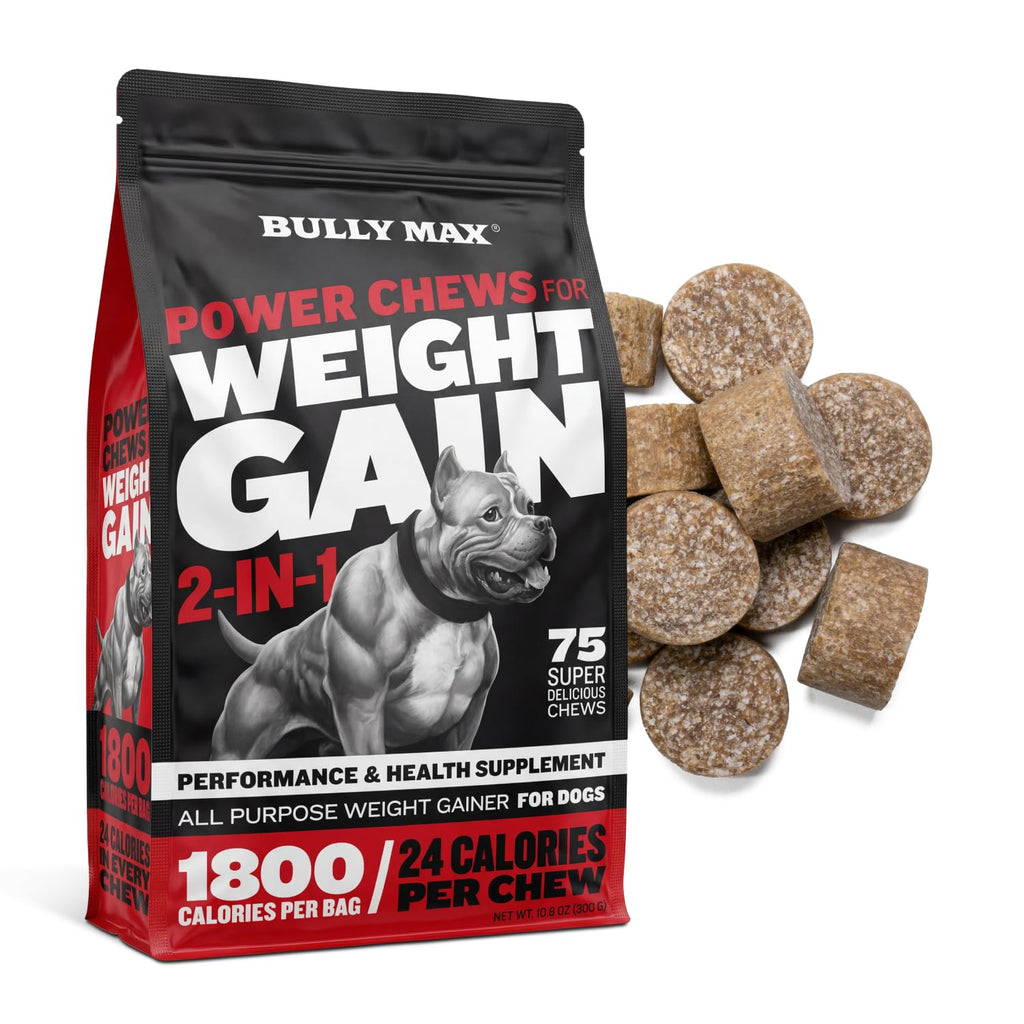 High Calorie Dog Weight Gainer Soft Chews 75 Chews B898234