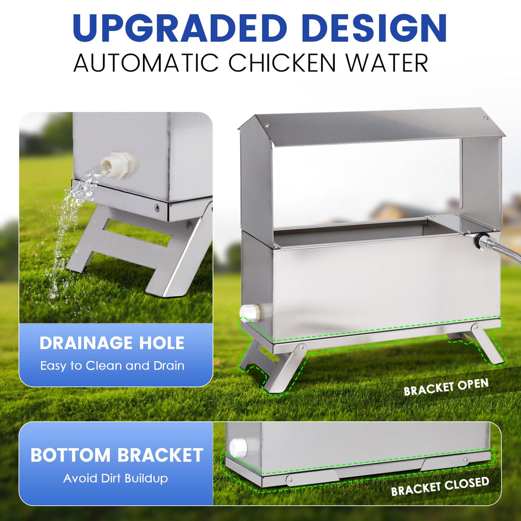 Automatic Chicken Waterer with Float Valve Kit K763