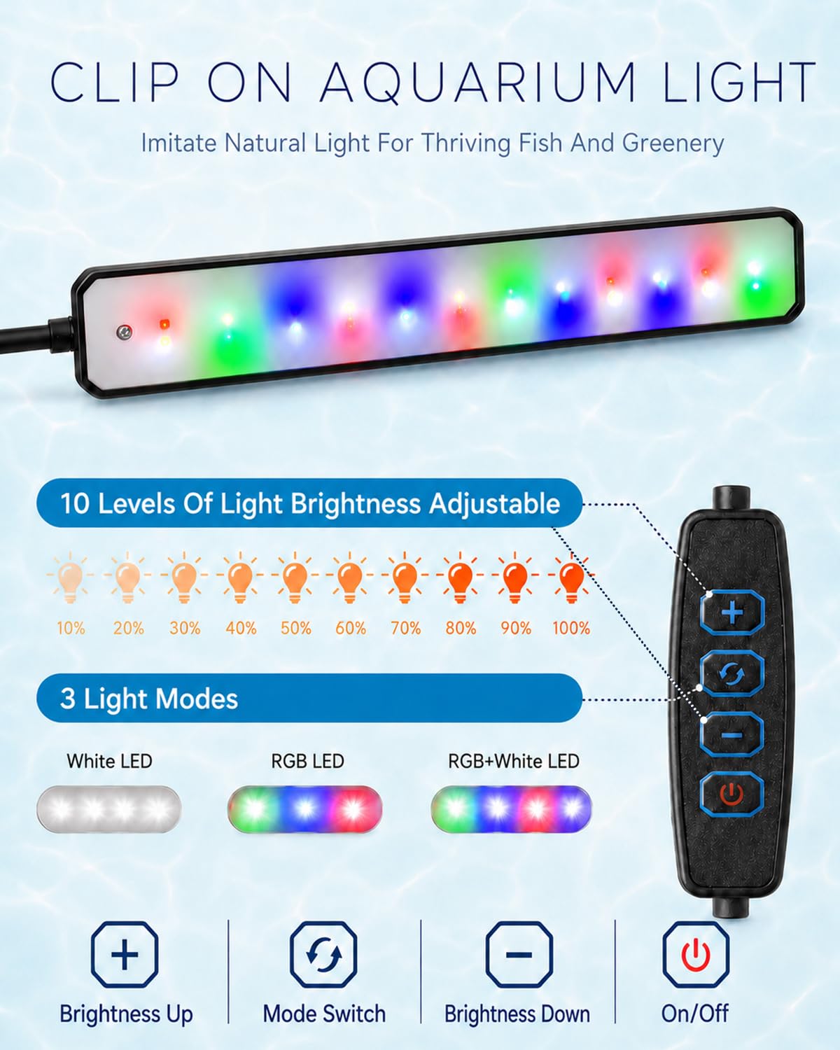 3 Gallon Acrylic Aquarium Starter Kit T5350