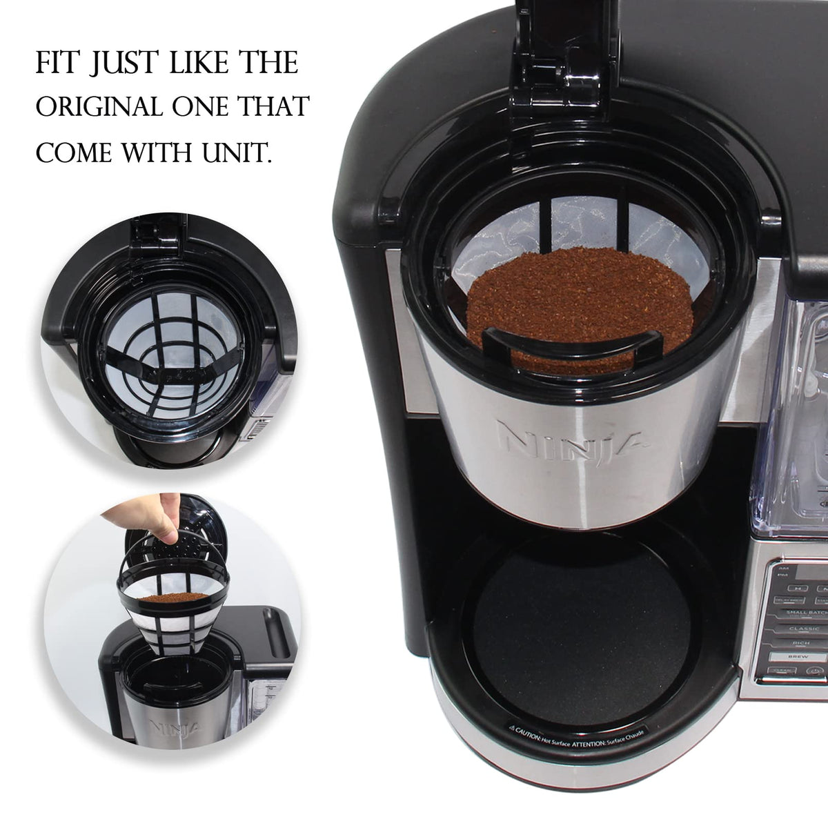 4-Pack Reusable Cone Coffee Filter K101