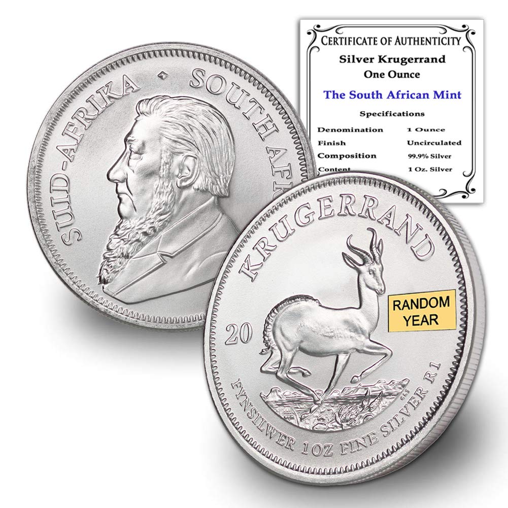 1 oz South African Silver Krugerrand Coin S3503