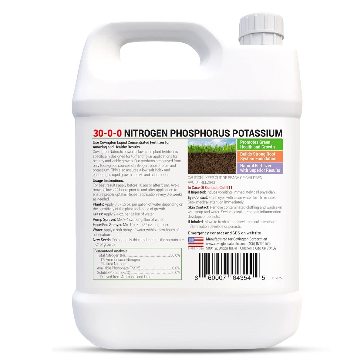 30-0-0 NPK Liquid Fertilizer 32oz O788605