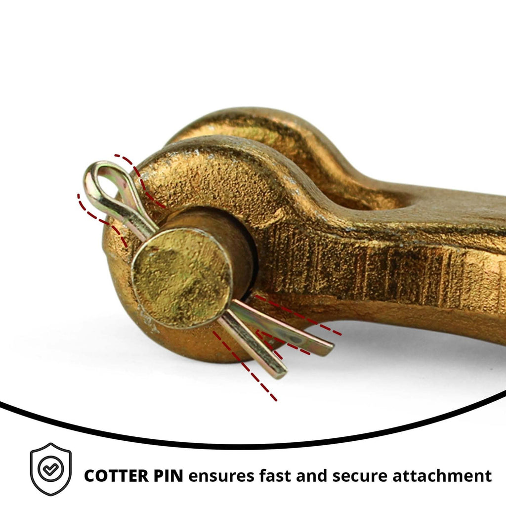 3/8 Clevis Hook G70 4 Pack W3876