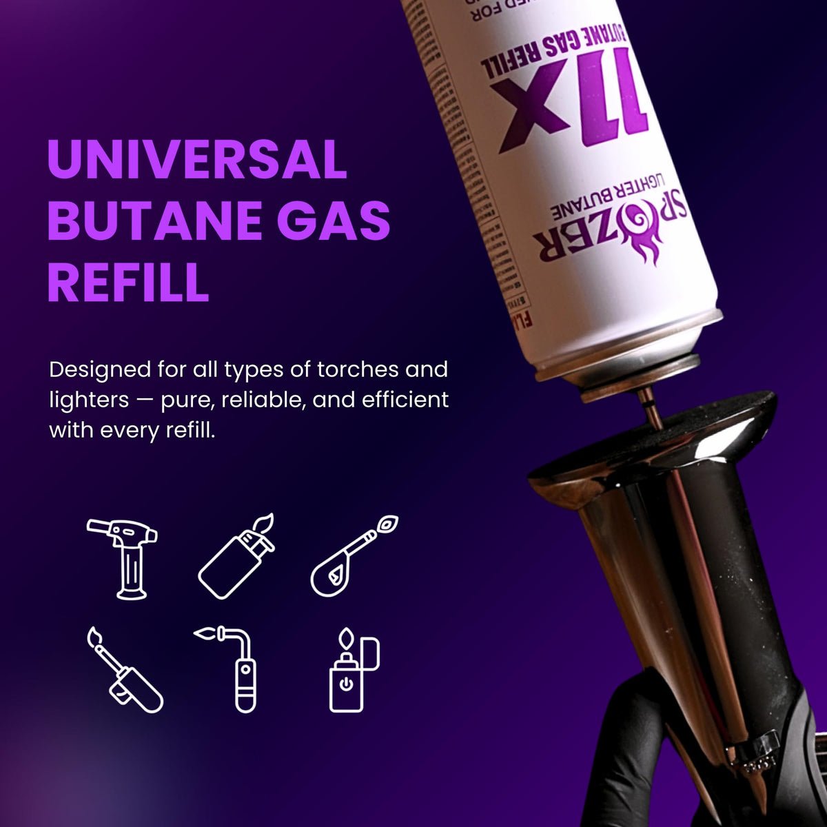 11X Butane Refill 12 Pack X833