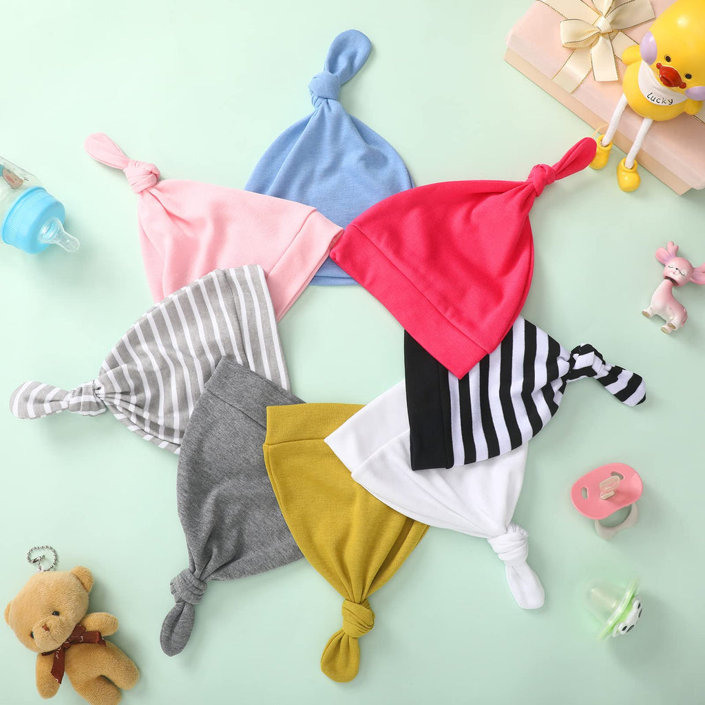 30 Pack Newborn Knot Beanie Hats T415790