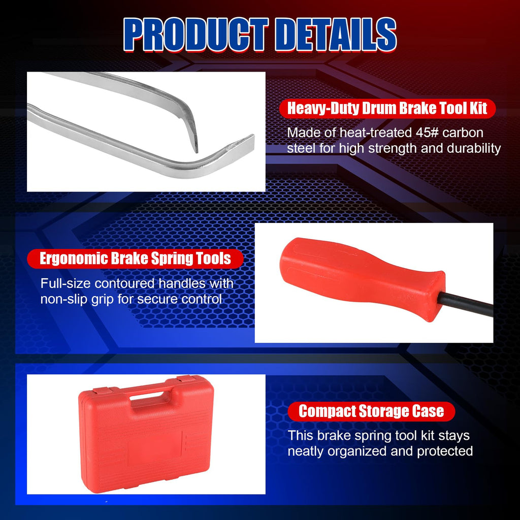 8PCS Drum Brake Tool Kit N65302