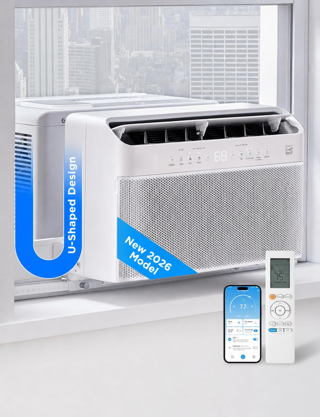 0,000 BTU U Shaped Window Air Conditioner P126644