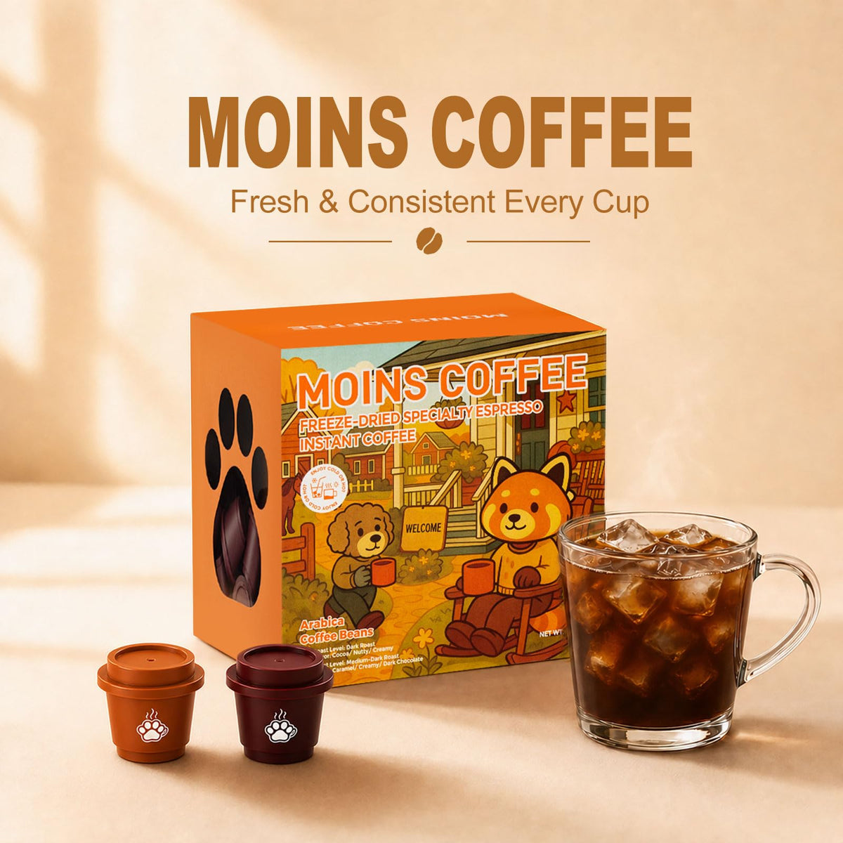 Freeze Dried Instant Coffee 60 Servings N449180