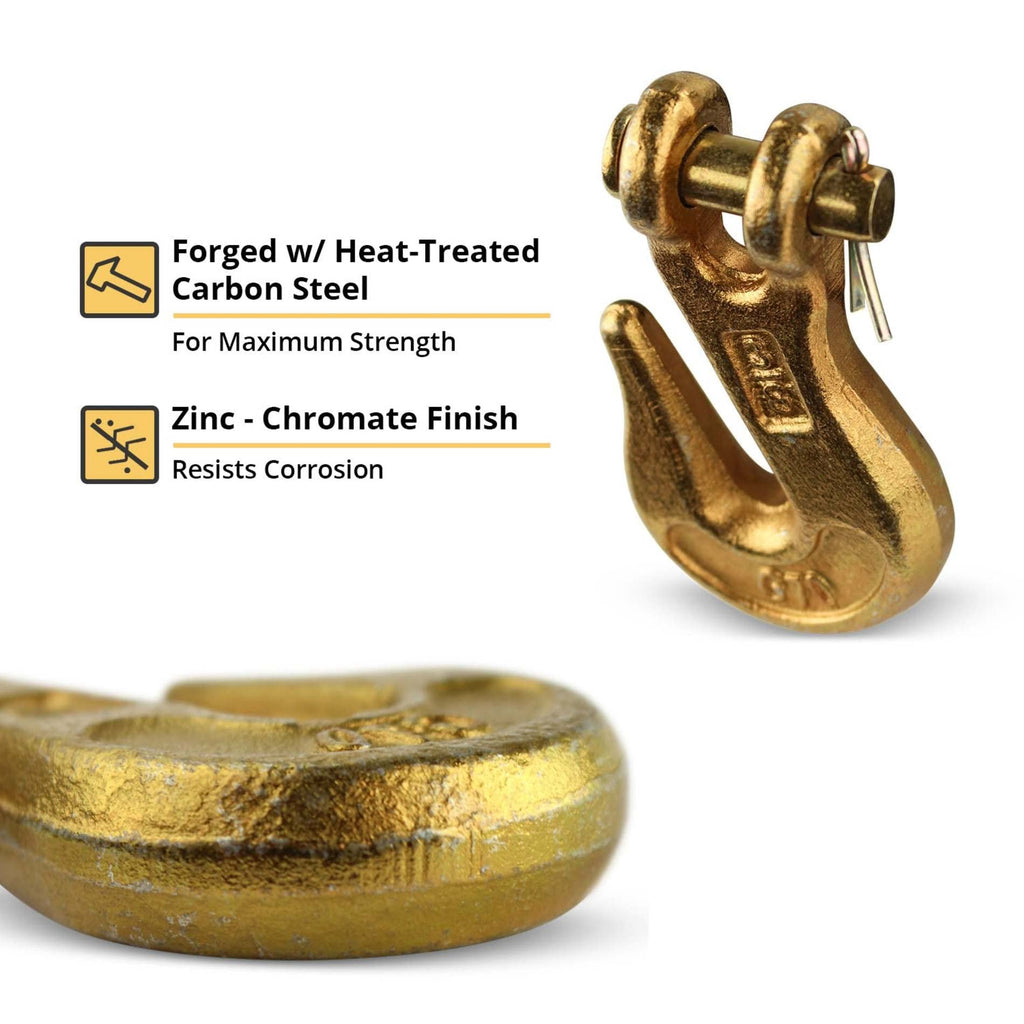 3/8 Clevis Hook G70 4 Pack W3876