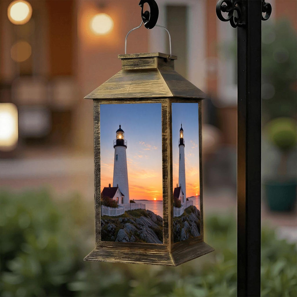 Solar Lantern Outdoor Waterproof LED Hanging Solar Lights Q6712
