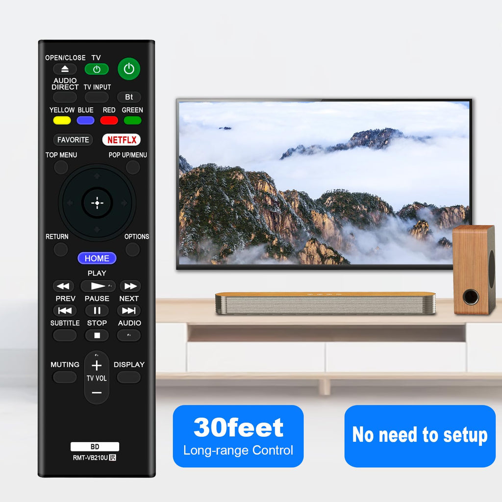 Replace Remote Control for Sony 4K Ultra HD Blu-ray Player G35573