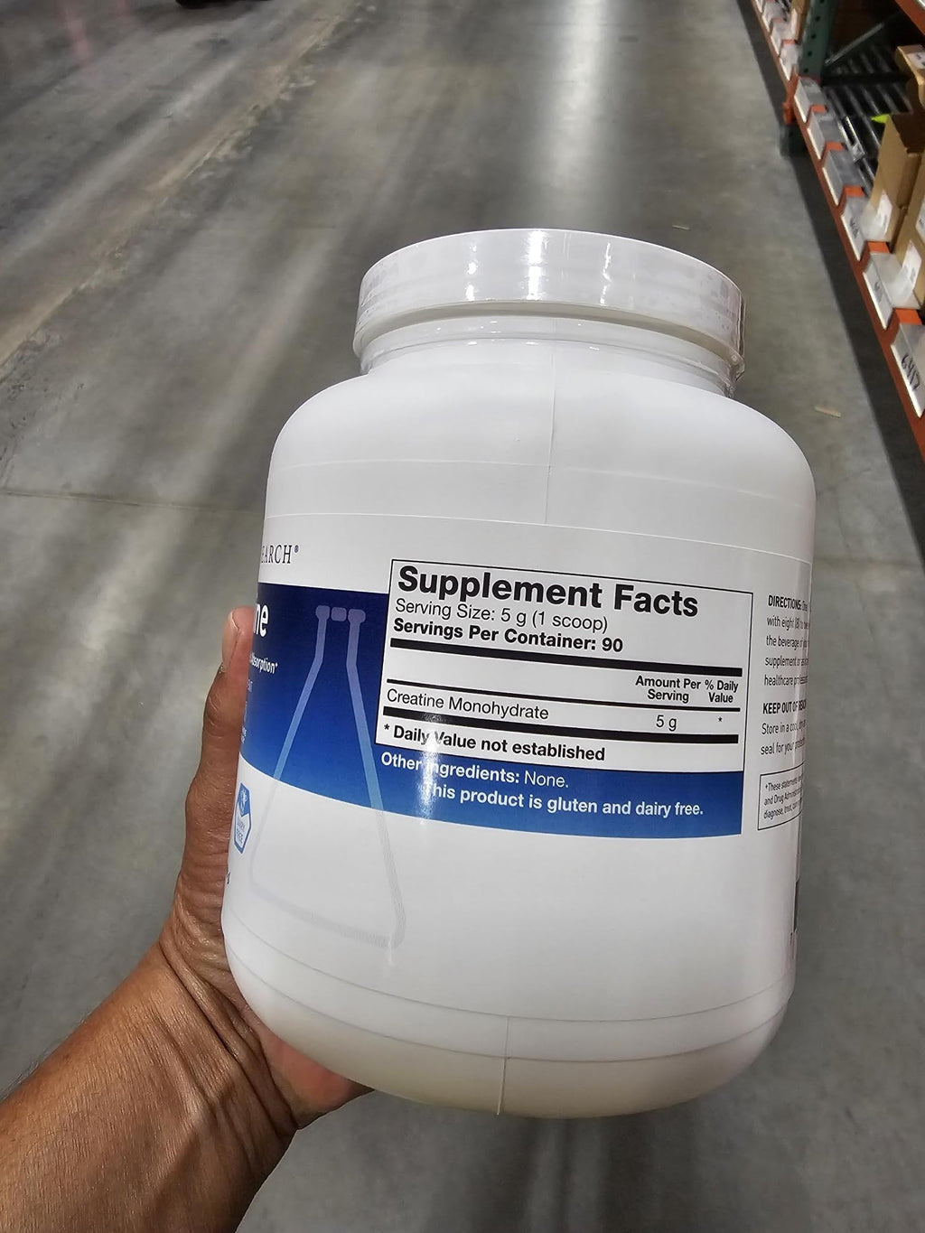 Creatine Monohydrate 5g Micronized Powder 15.9oz O885528