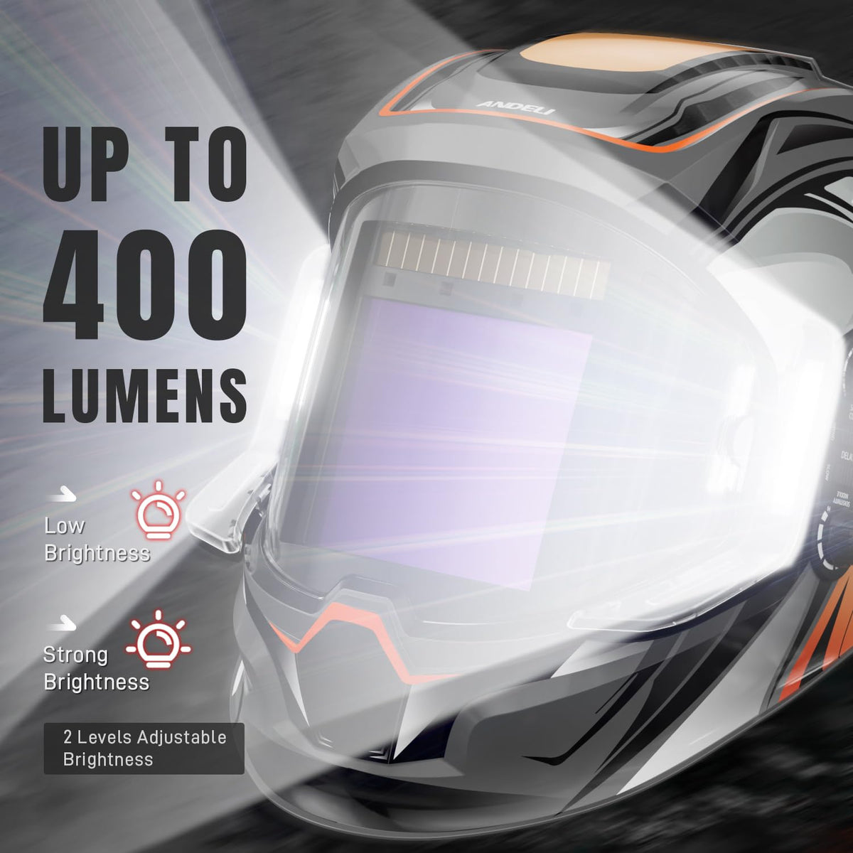Auto Darkening Welding Helmet with Light M749588
