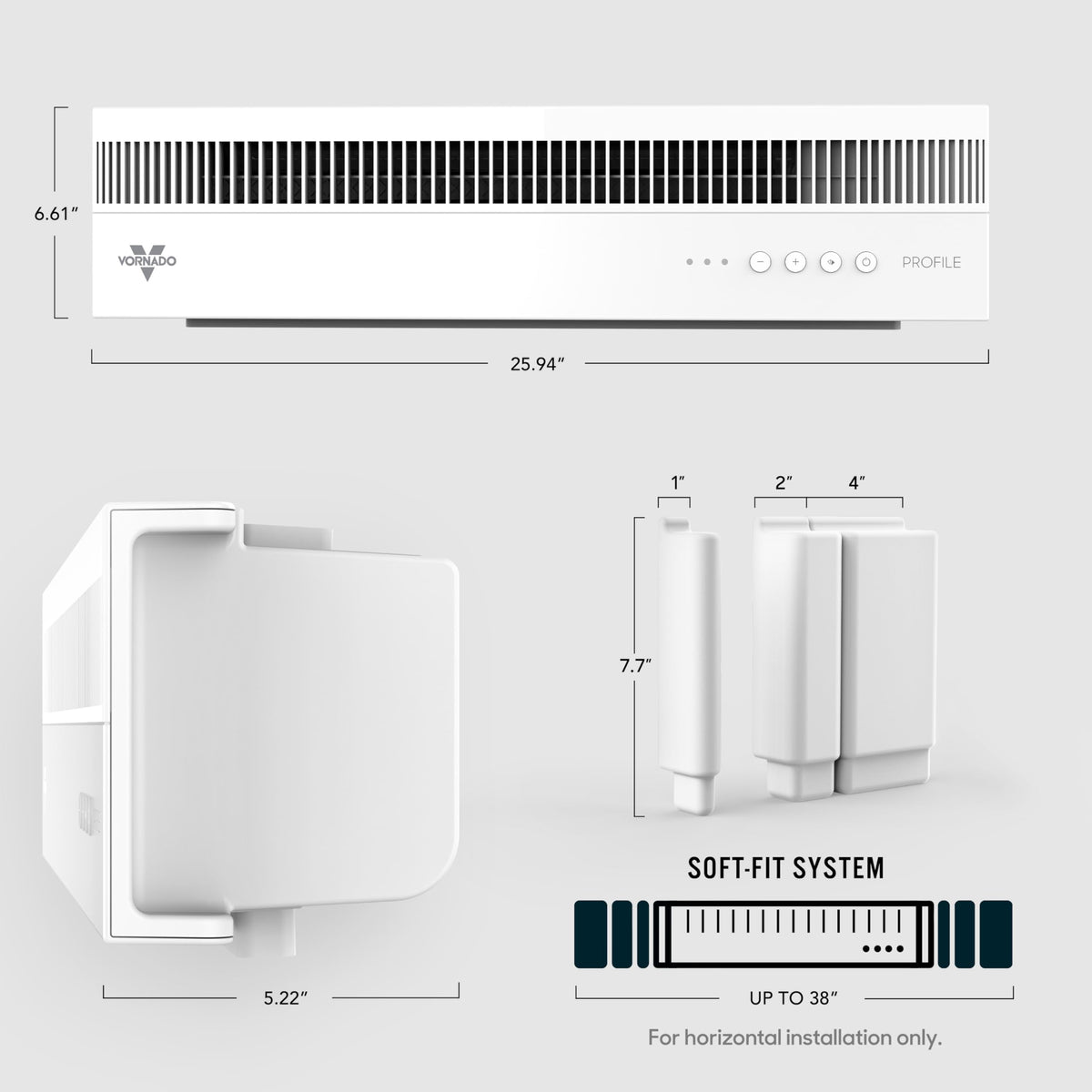 White 3 Speed Reversible Window Fan L174