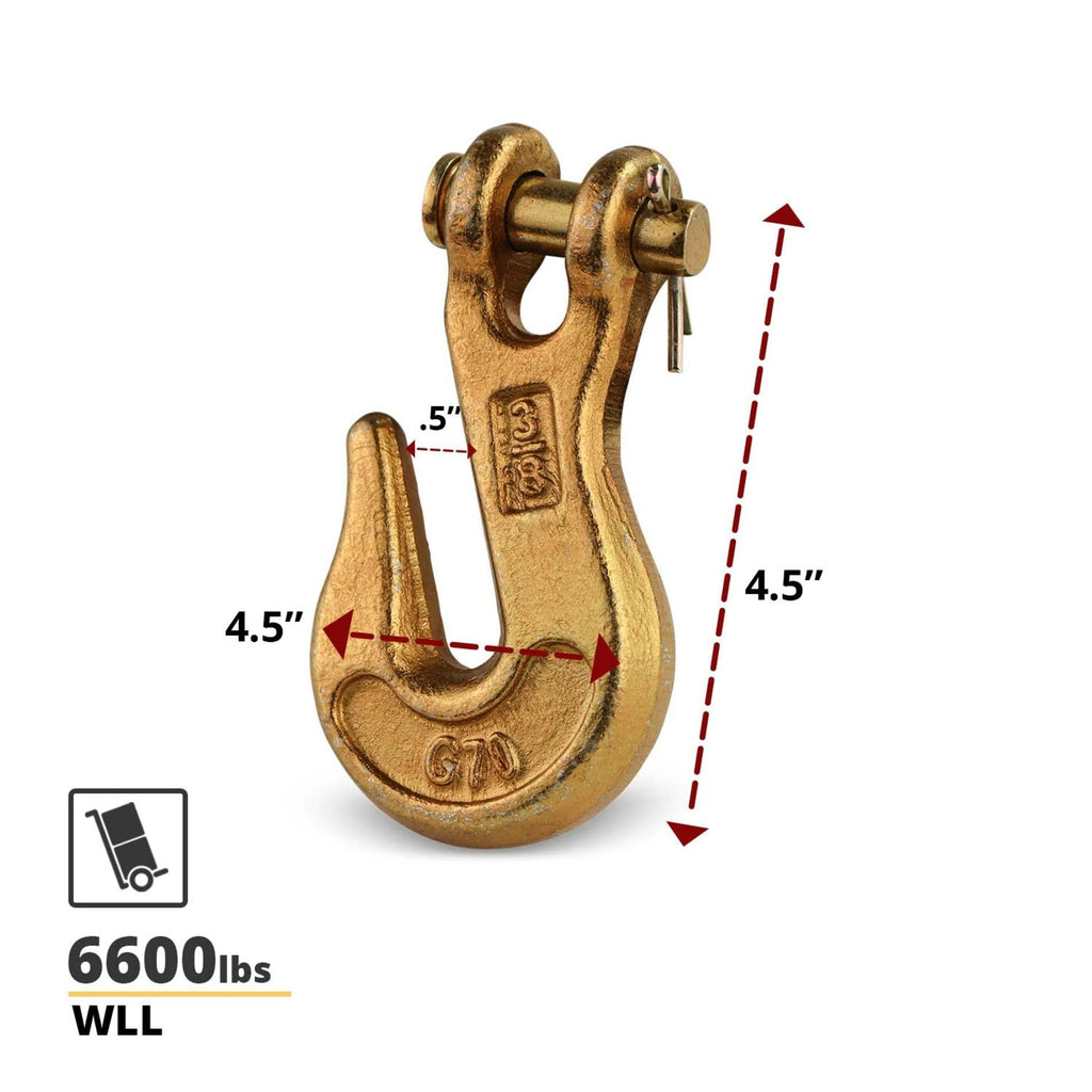 3/8 Clevis Hook G70 4 Pack W3876