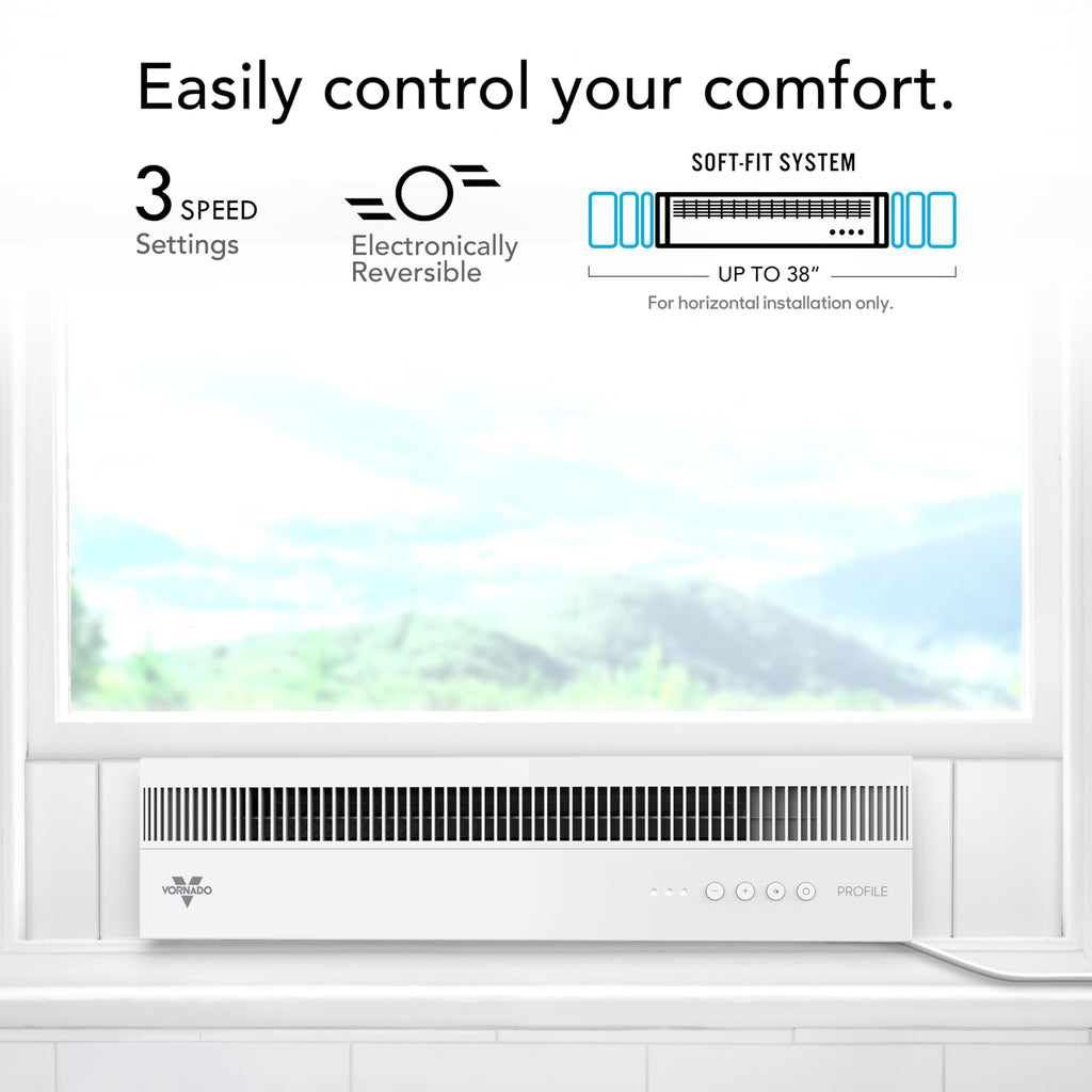 White 3 Speed Reversible Window Fan L174
