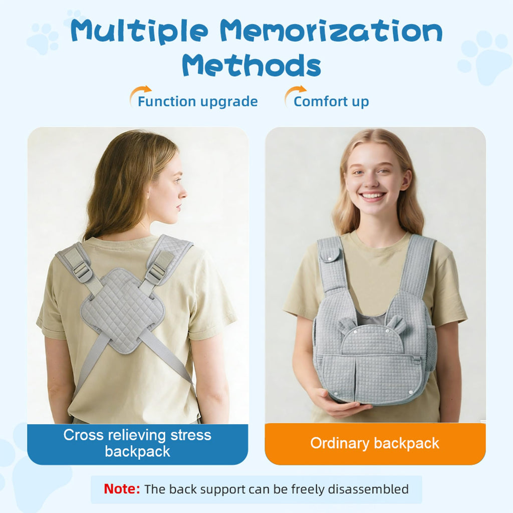 Portable Pet Front Backpack for Small Dogs and Cats P127157