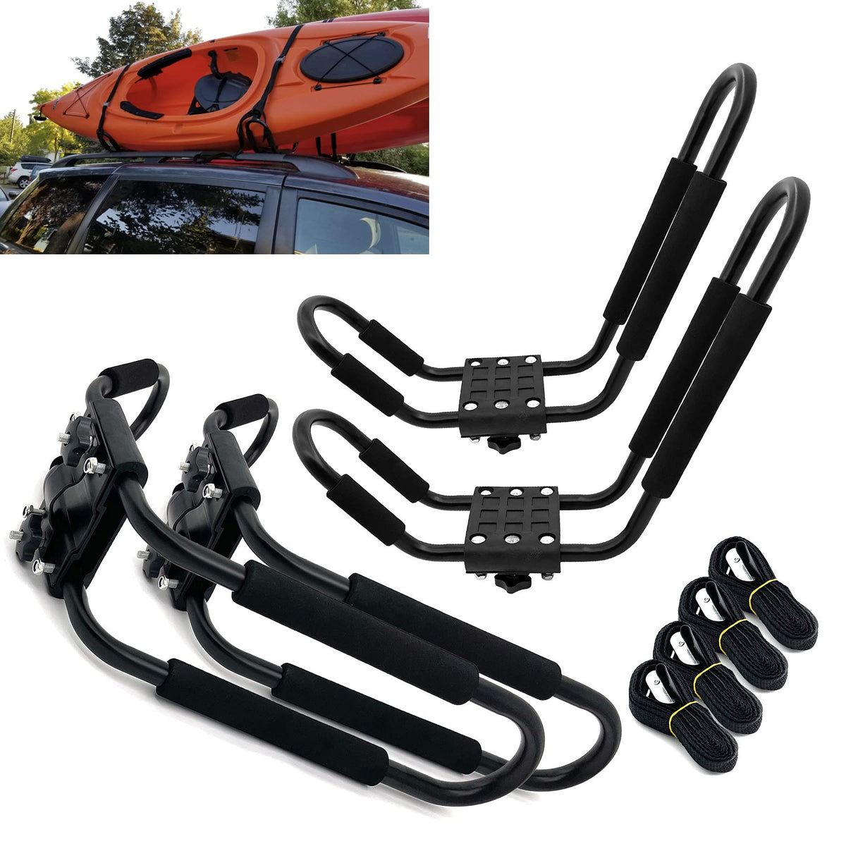 2 Pairs Kayak Carrier Racks S44077
