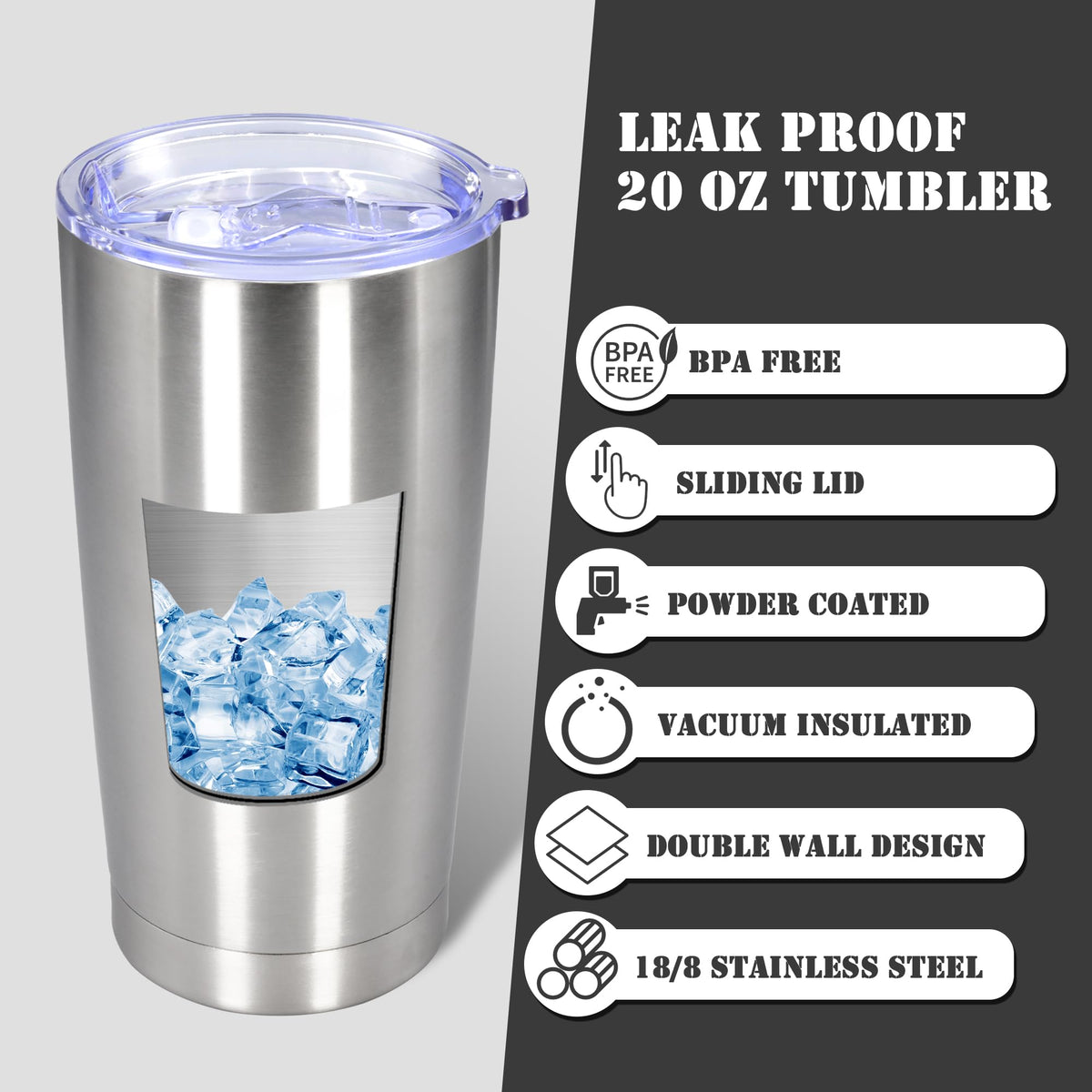 20 oz Insulated Stainless Steel Tumbler U547936