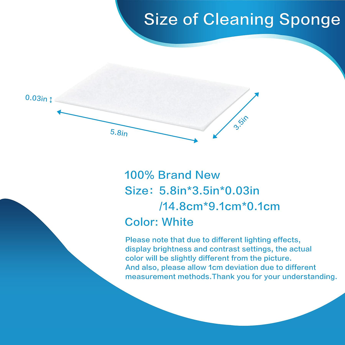 100pack Magic Sponge Eraser Sheets S170