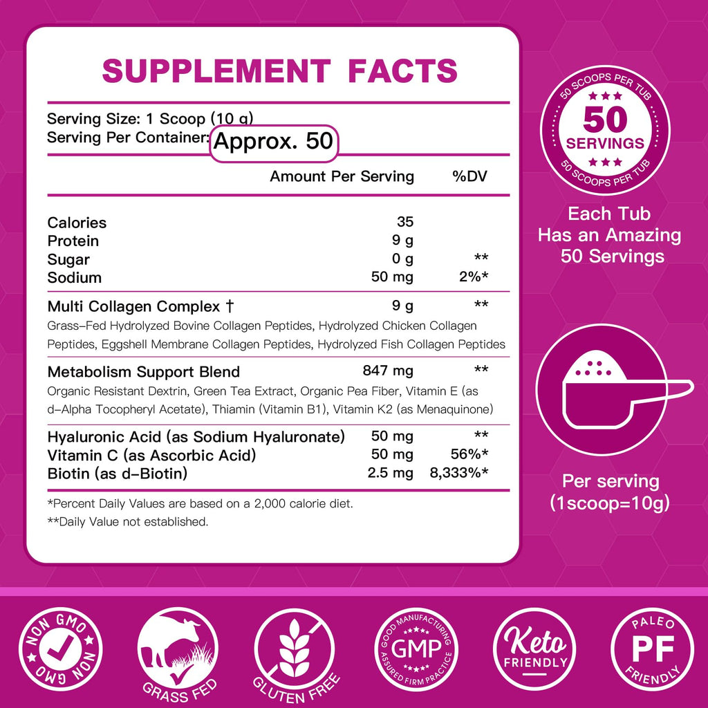 Multi Collagen Peptides Powder V605647