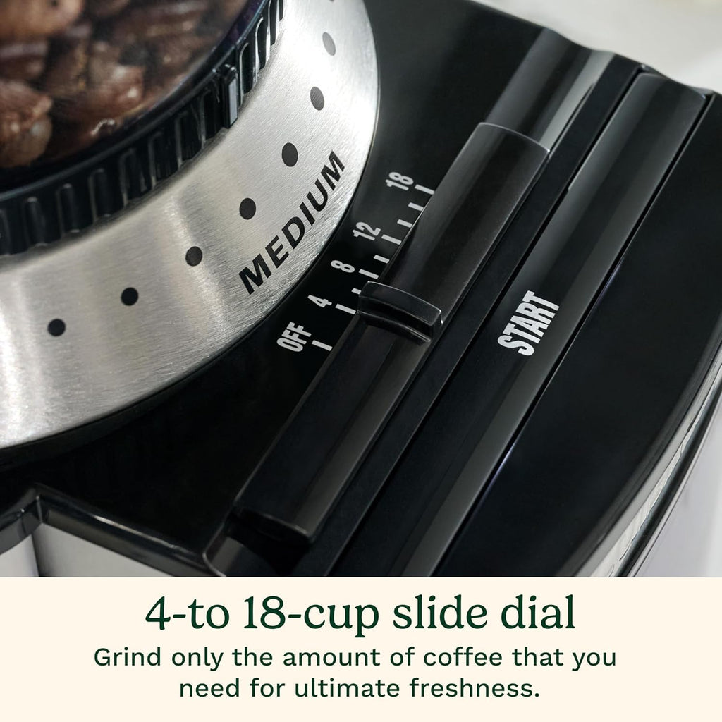 Electric Burr Coffee Grinder with 18-Position Grind Selector K550666