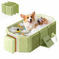 Foldable Dog Bathtub with Side Drain Plug A36531