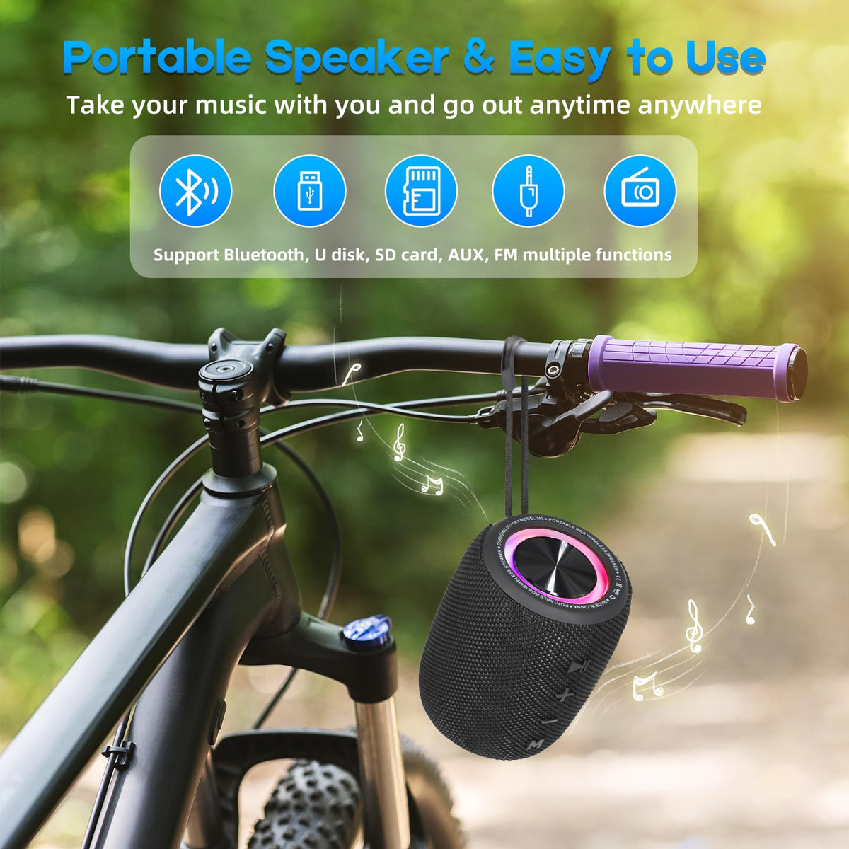 20W IPX6 Waterproof Portable Bluetooth Speaker E4114