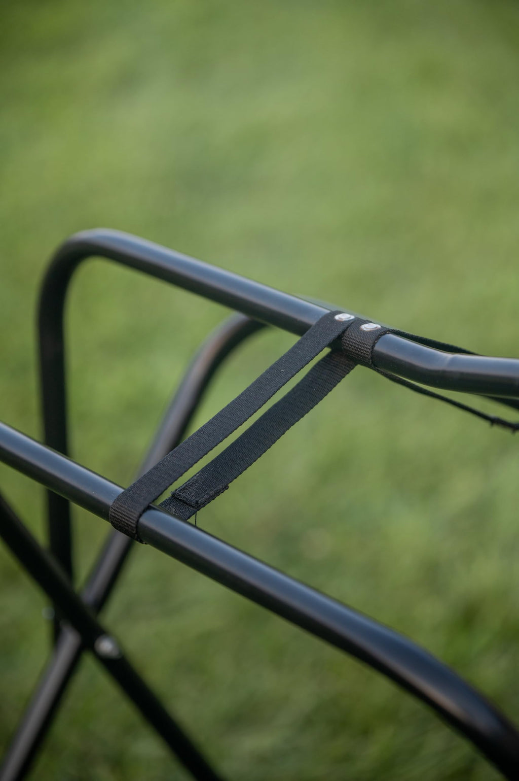 Portable Folding Saddle Rack Powder-Coated Steel M20907
