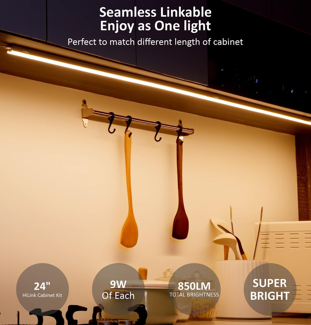 24 Inch Linkable LED Under Cabinet Lighting X520