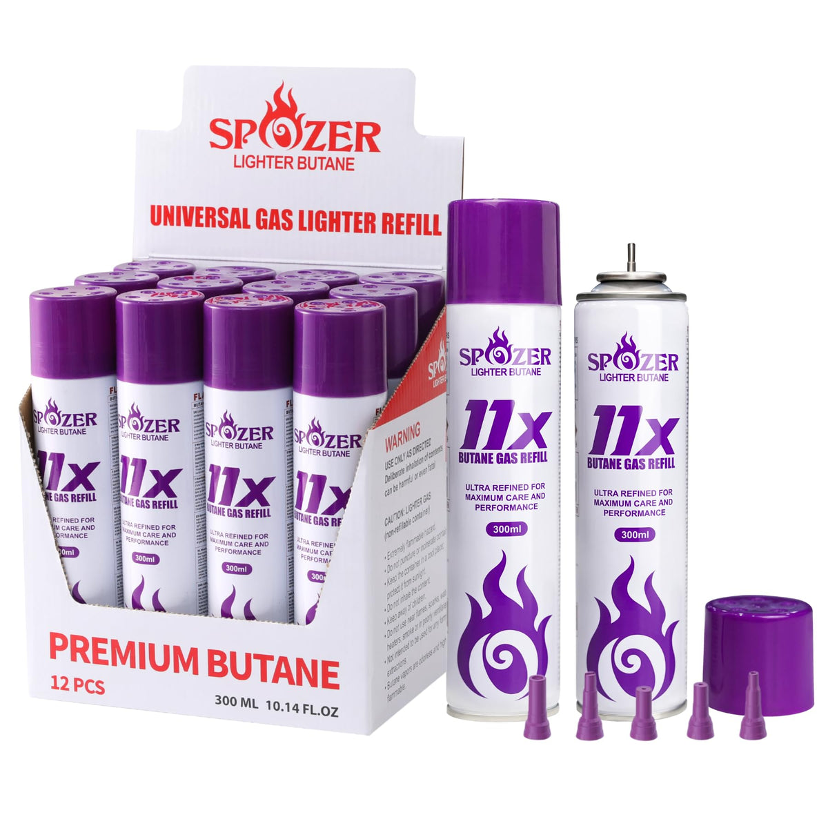 11X Butane Refill 12 Pack X833