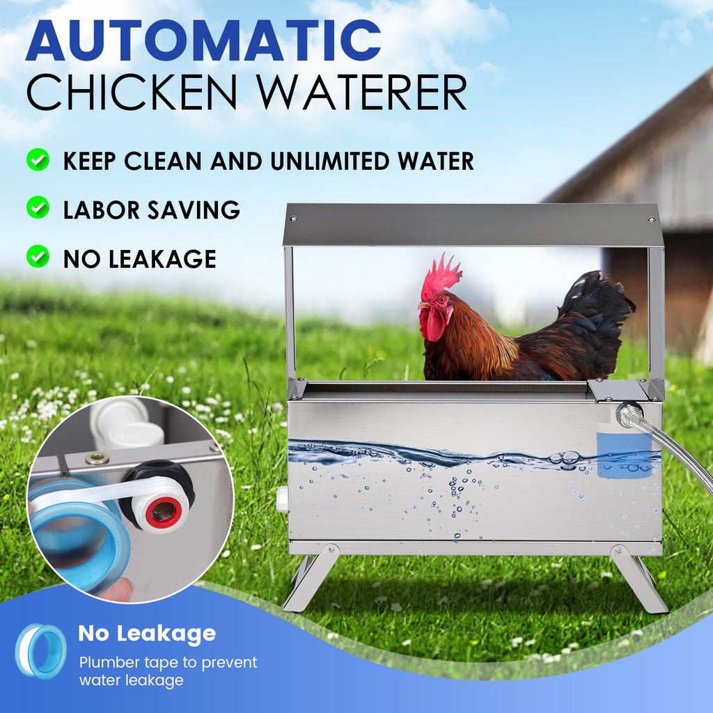 Automatic Chicken Waterer with Float Valve Kit K763